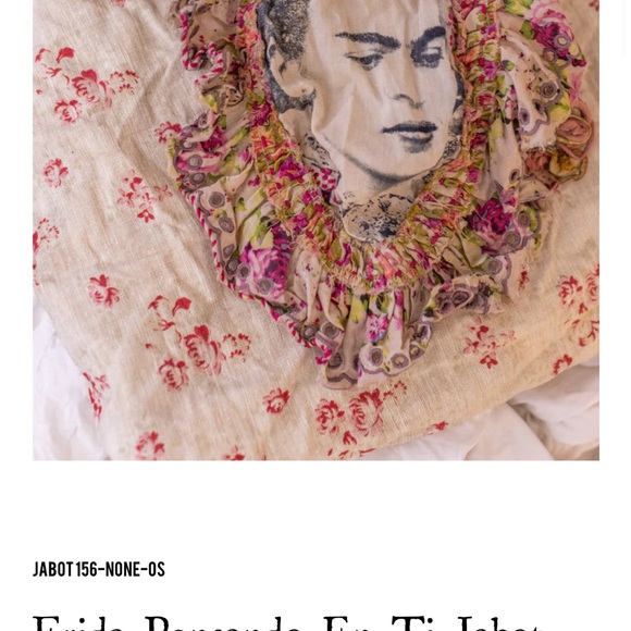 Cream Frida Pensando En Ti Jabot magnolia pearl - Picture 5 of 5